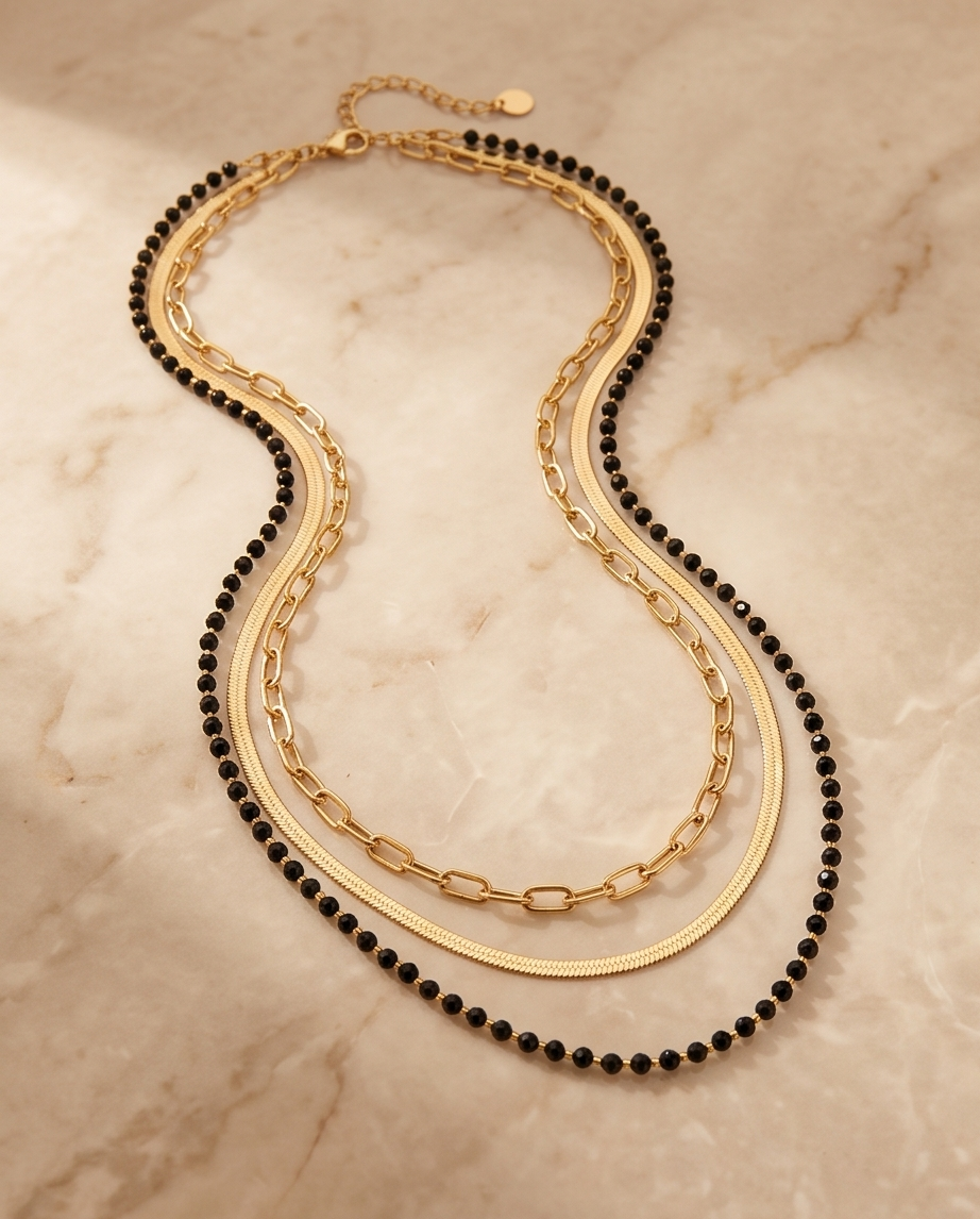 Collier multi-rangs Zoé