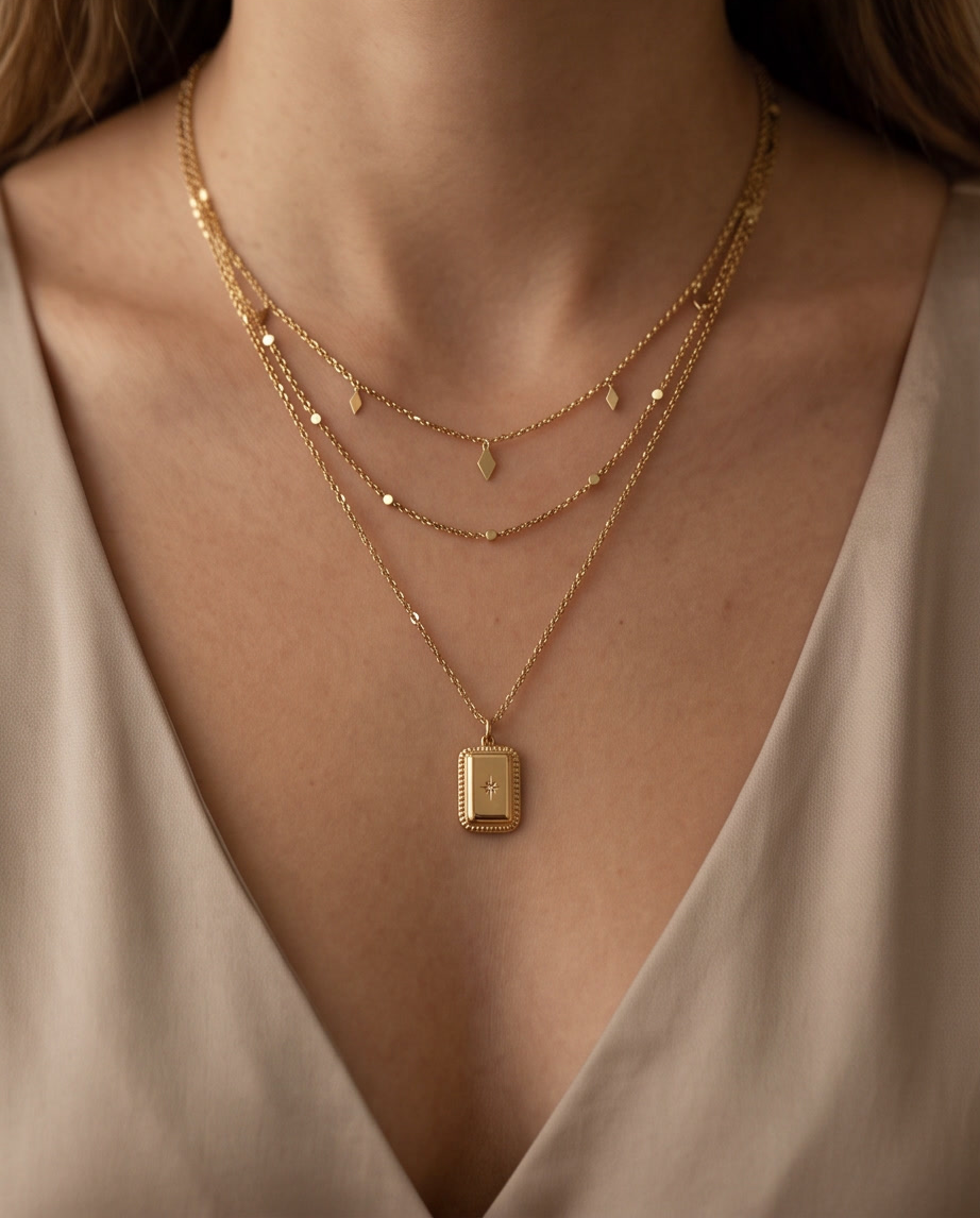 Collier multi-rangs Tya
