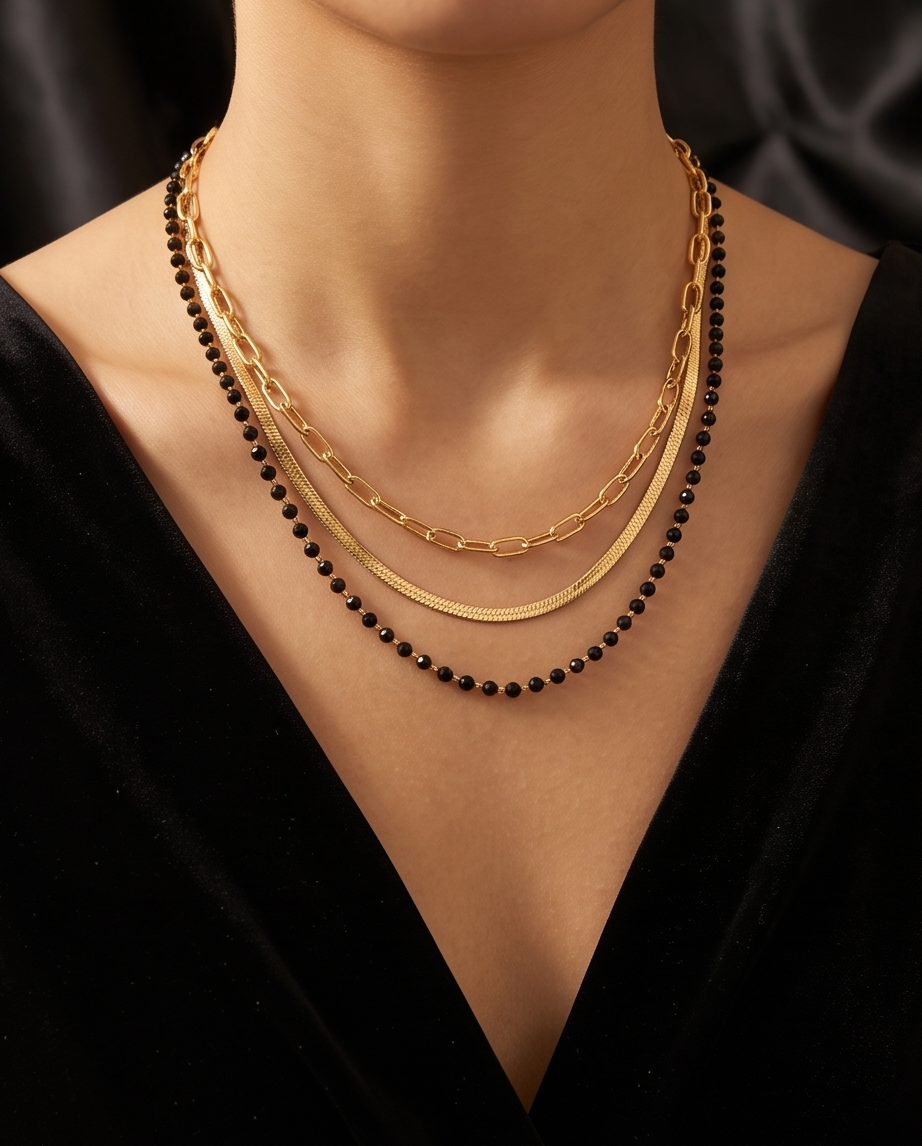 Collier multi-rangs Zoé