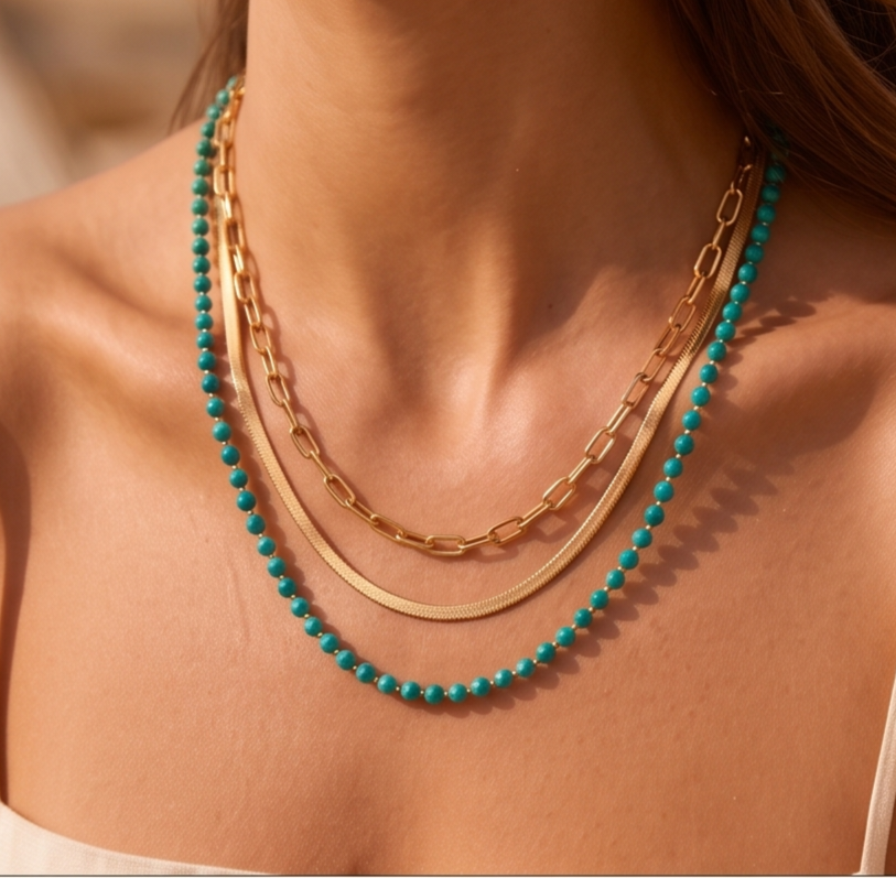 Collier multi-rangs Zoé