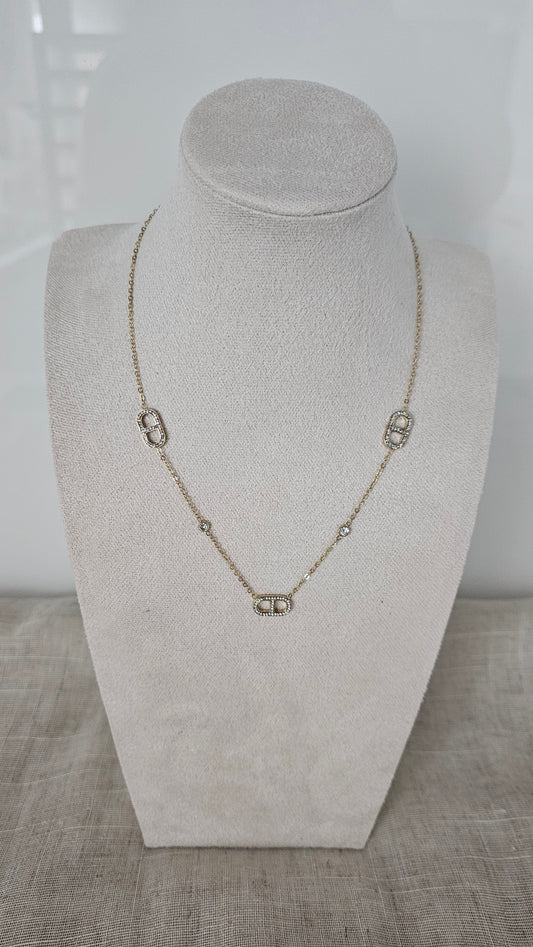 Collier Edith Strass