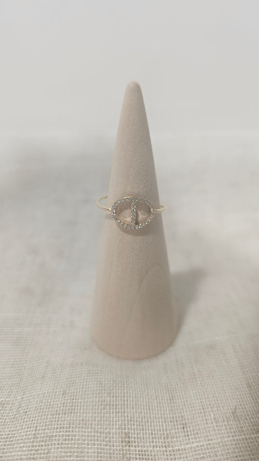 Bague Edith Strass