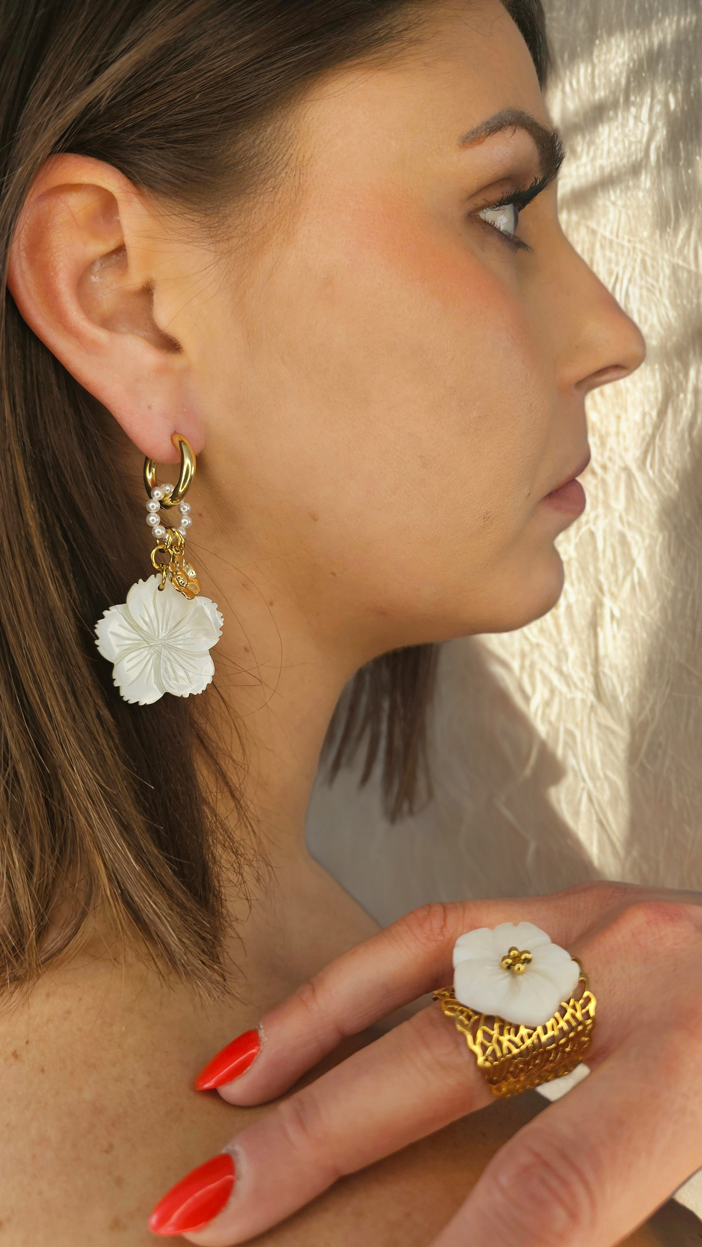 Boucles Narcisse pendantes