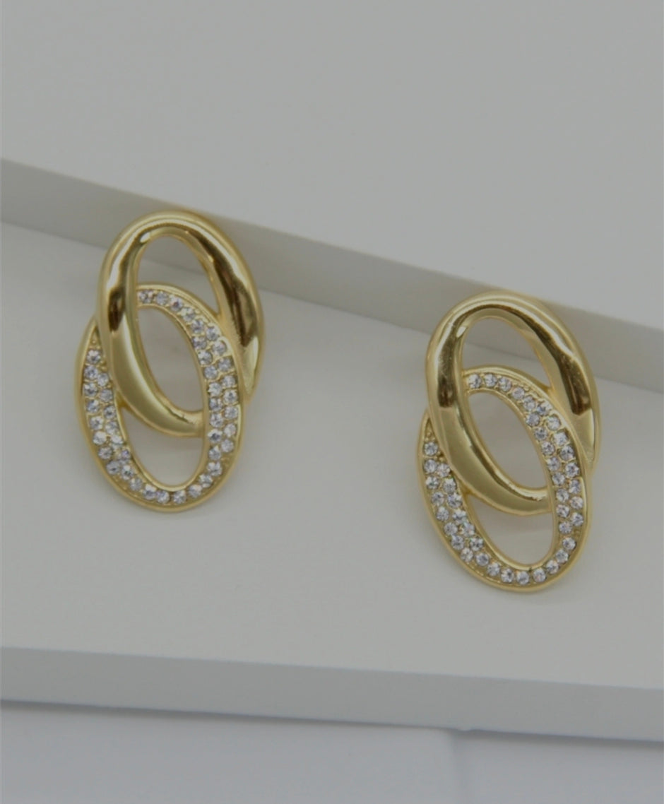 Boucles Oriane Strass